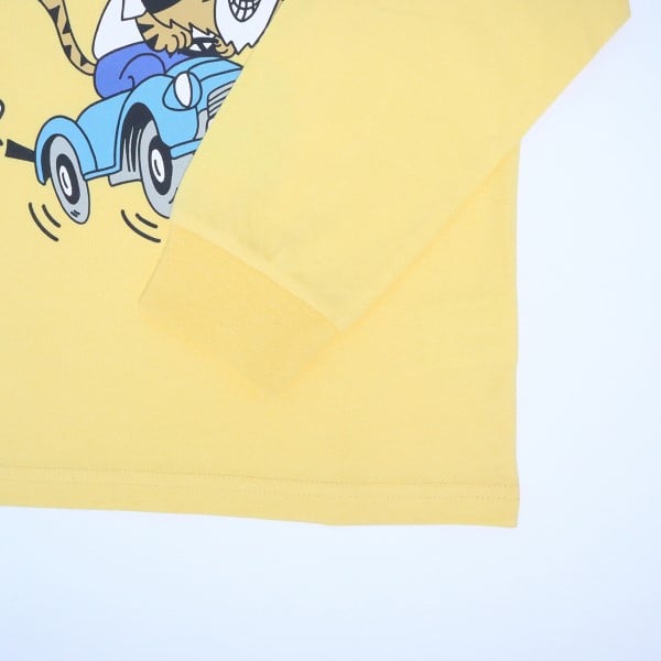 ケーピー KP KPBOY とらプリント長袖Tシャツ(80～90) （白） 白