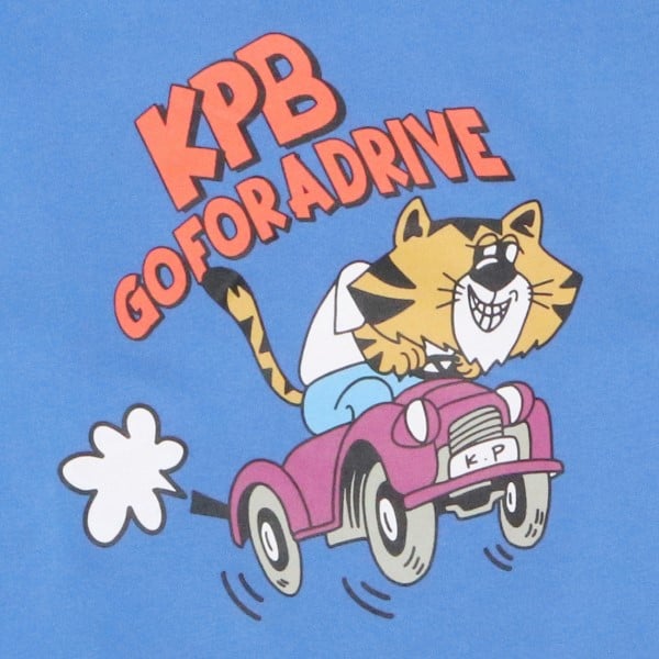 ケーピー KP KPBOY とらプリント長袖Tシャツ(80～90) （白） 白