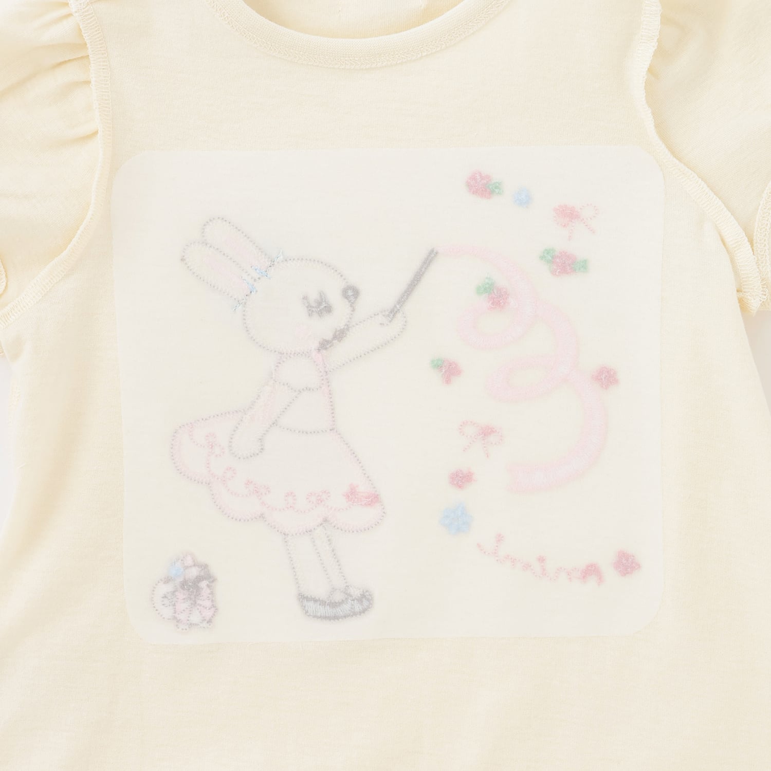 ケーピー KP mimiちゃん アップリケ Tシャツ （生成） 生成