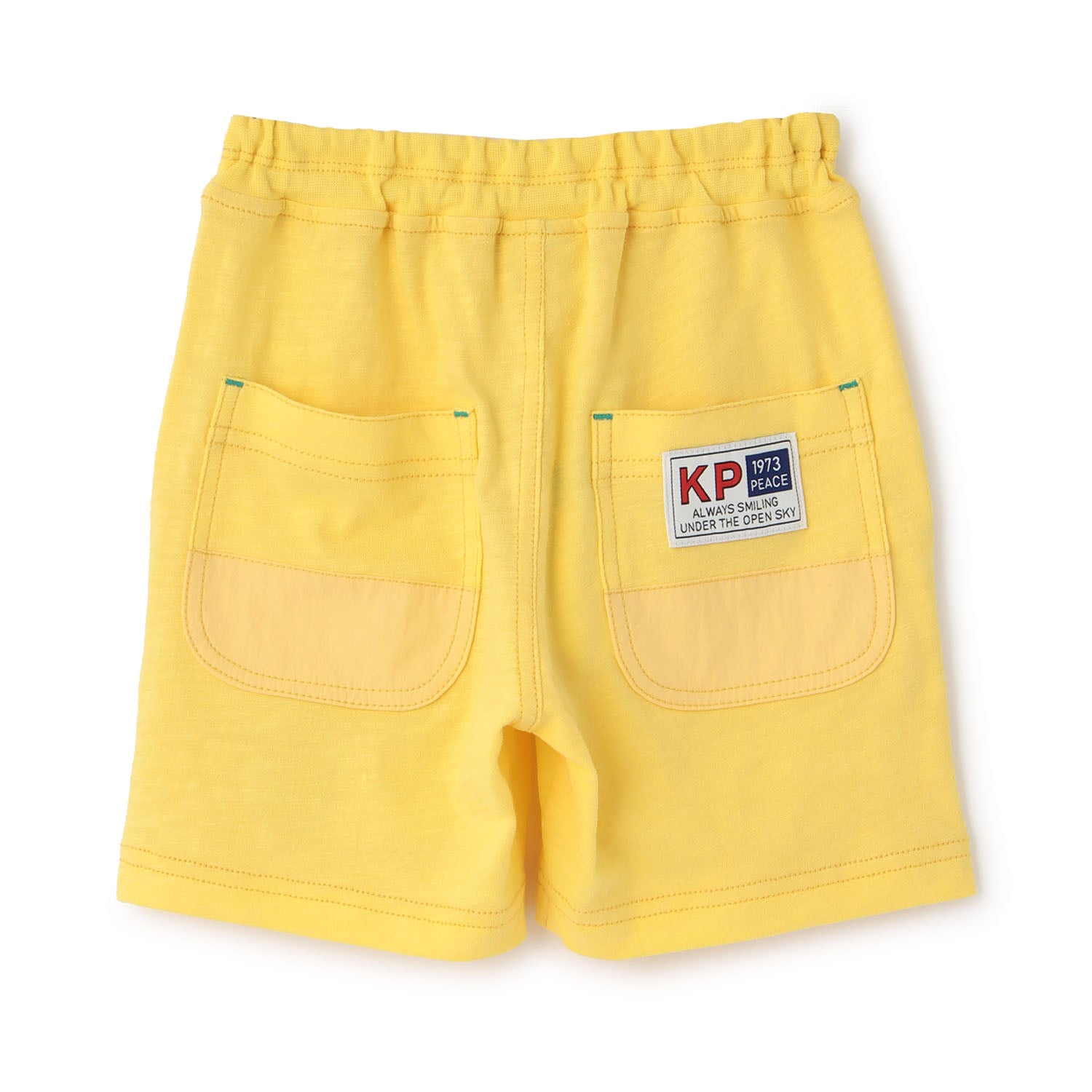 ケーピー KP くま編みモチーフつき ハーフパンツ （ターコ） ターコ