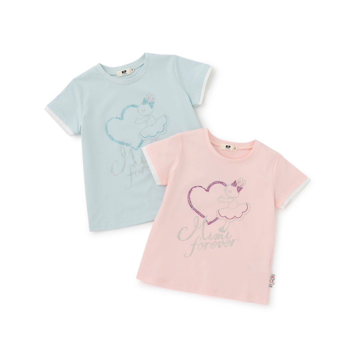 ケーピー KP mimi フォーエバー Tシャツ （サックス） サックス