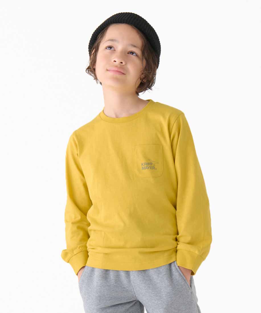クリフ メイヤー KRIFF MAYER 白亜JAPANーTシャツ （YELLOW） YELLOW