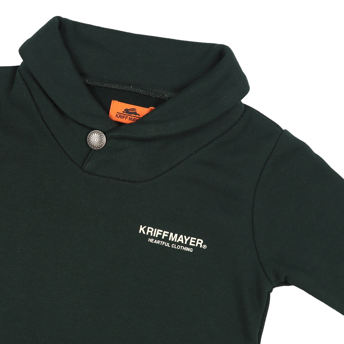 クリフ メイヤー KRIFF MAYER コンチョ釦ショールネック （GREEN） GREEN