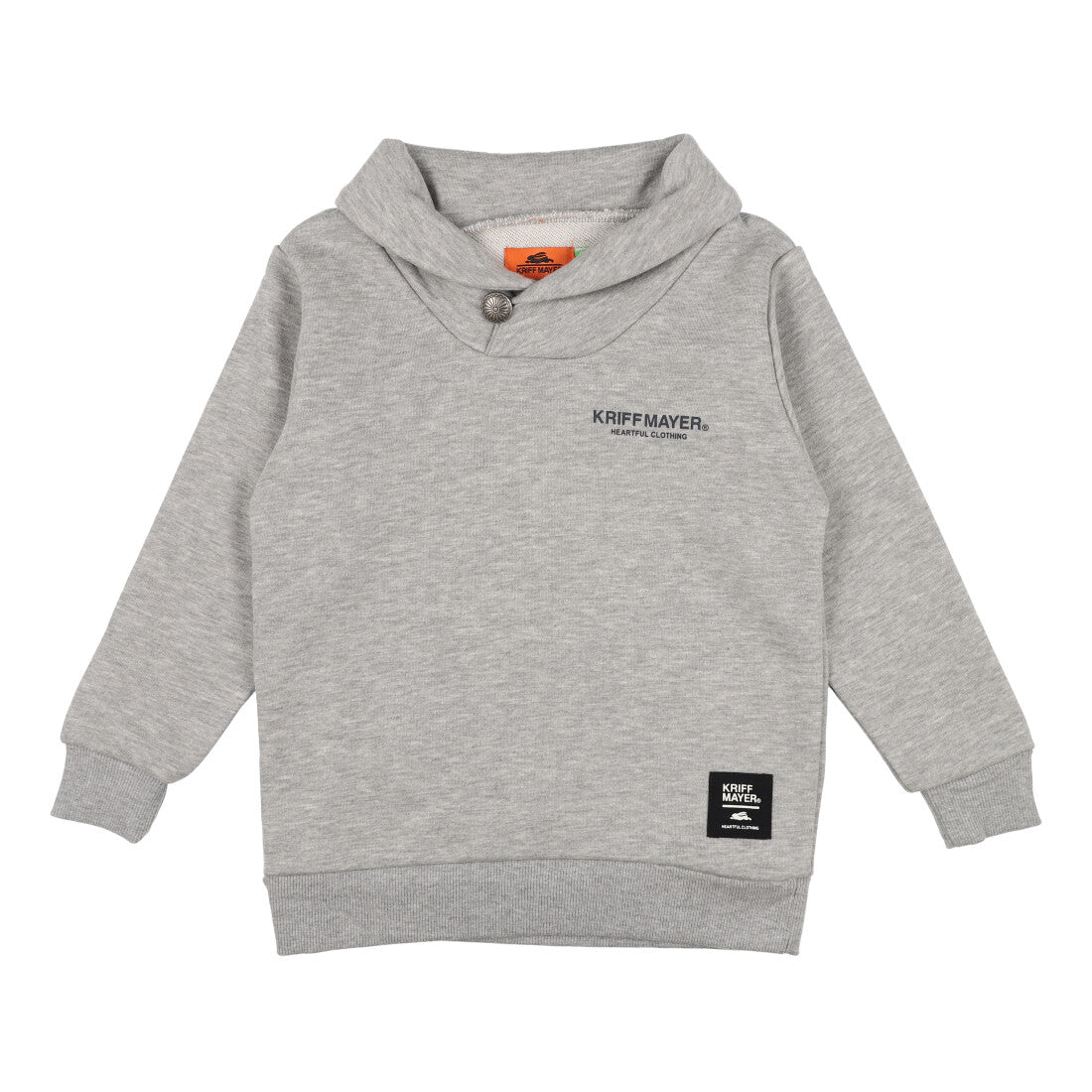クリフ メイヤー KRIFF MAYER コンチョ釦ショールネック （GRAY） GRAY