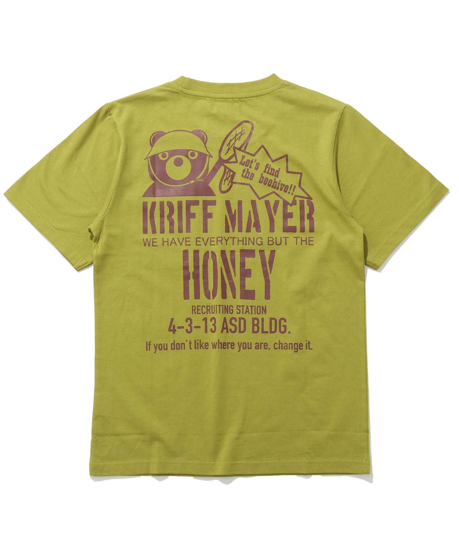 クリフ メイヤー KRIFF MAYER 楽LUCK-T 半袖 Tシャツ はちみつハンター （L/GREEN） L/GREEN