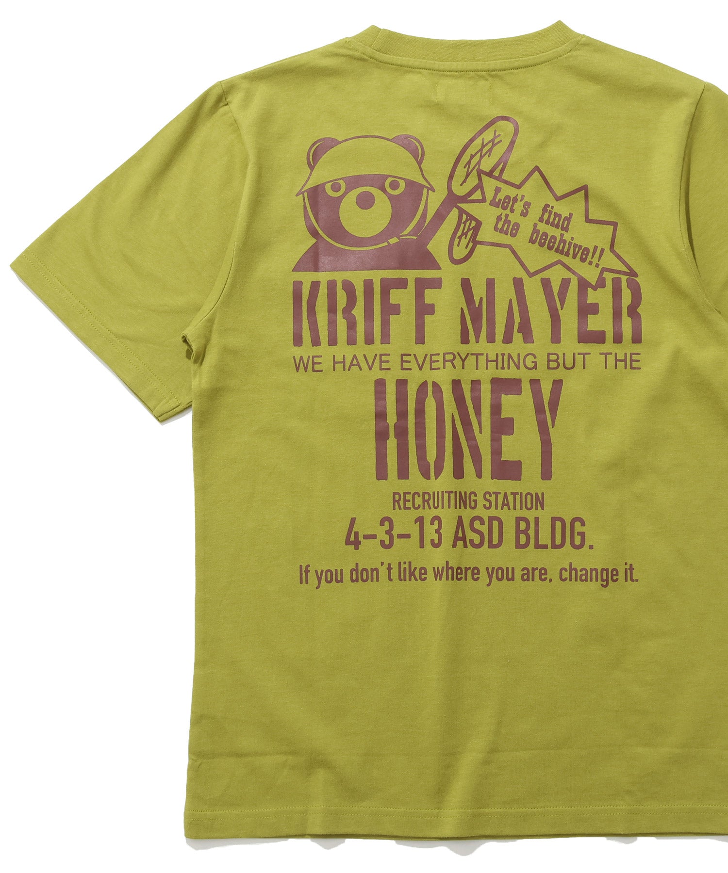 クリフ メイヤー KRIFF MAYER 楽LUCK-T 半袖 Tシャツ はちみつハンター （L/GREEN） L/GREEN
