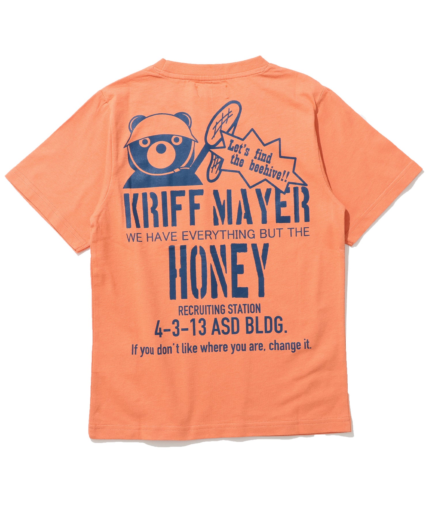 クリフ メイヤー KRIFF MAYER 楽LUCK-T 半袖 Tシャツ はちみつハンター （ORANGE） ORANGE