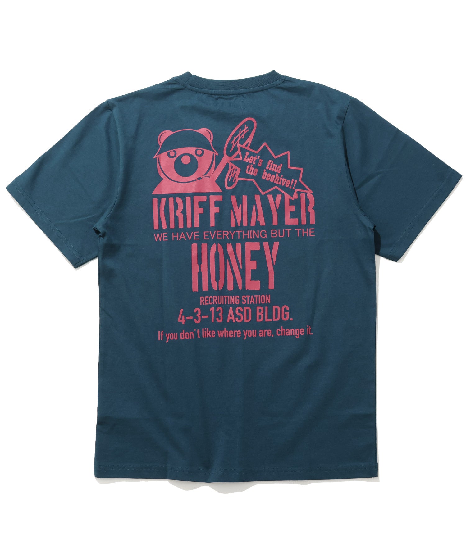 クリフ メイヤー KRIFF MAYER 楽LUCK-T 半袖 Tシャツ はちみつハンター （NAVY） NAVY