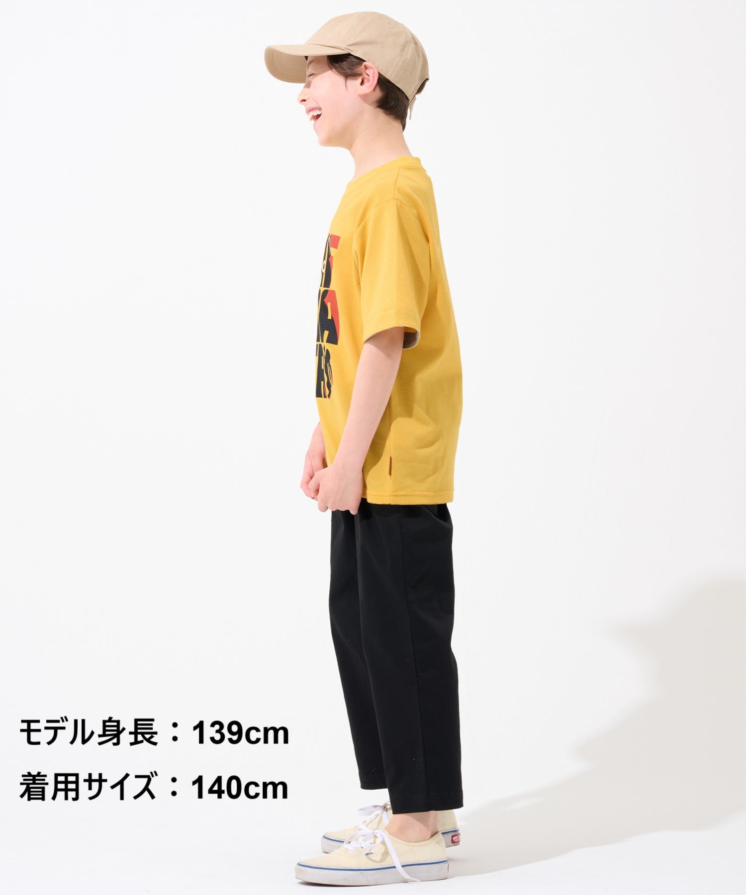 クリフ メイヤー KRIFF MAYER さらっと袖ペロT（マーくん） （MUSTARD） MUSTARD
