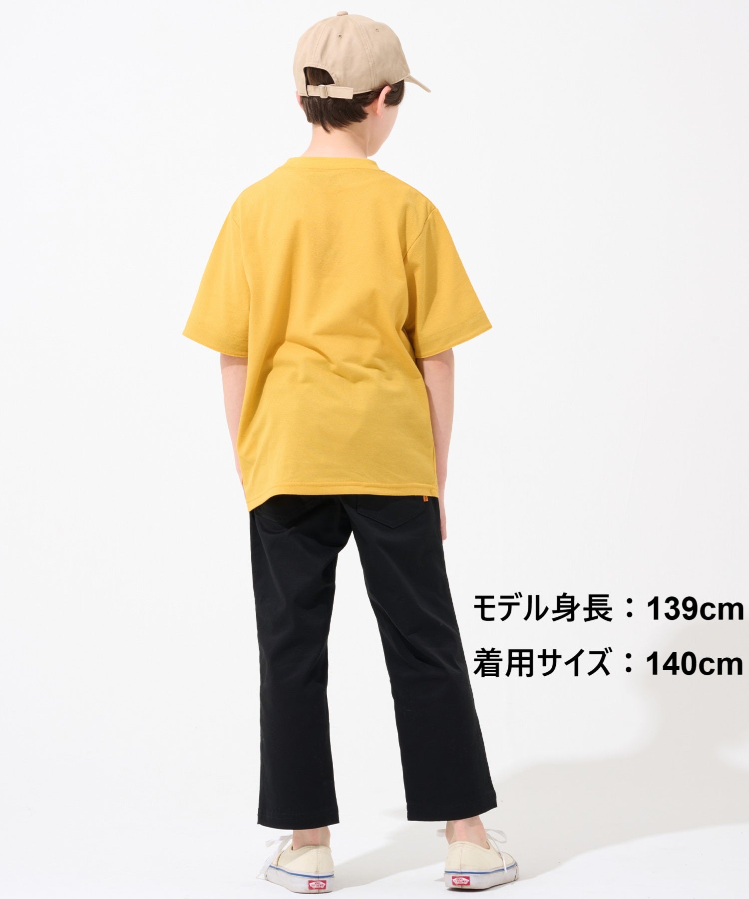 クリフ メイヤー KRIFF MAYER さらっと袖ペロT（マーくん） （MUSTARD） MUSTARD