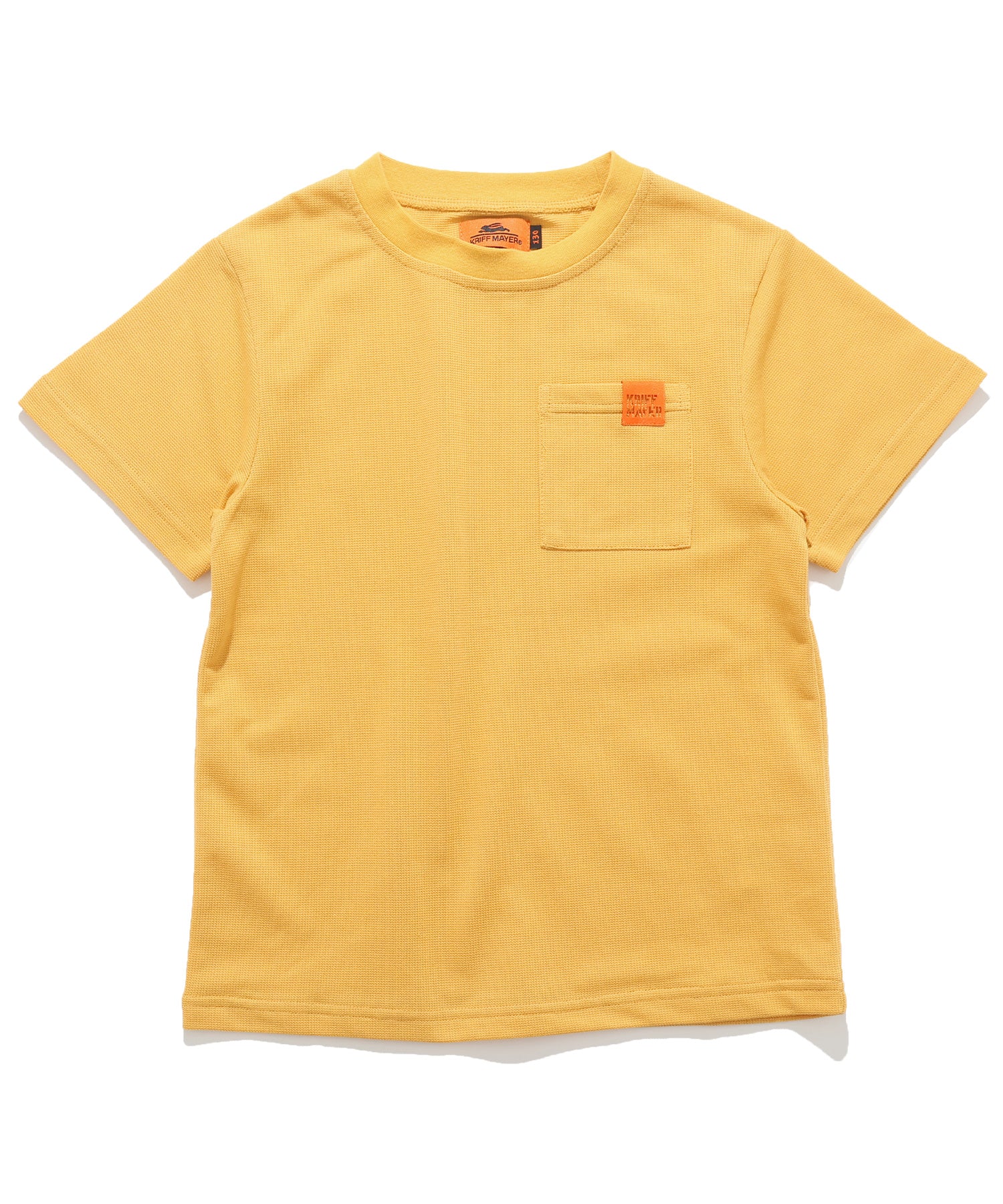 クリフ メイヤー KRIFF MAYER さらっとプリントT（ロゴ） （MUSTARD） MUSTARD