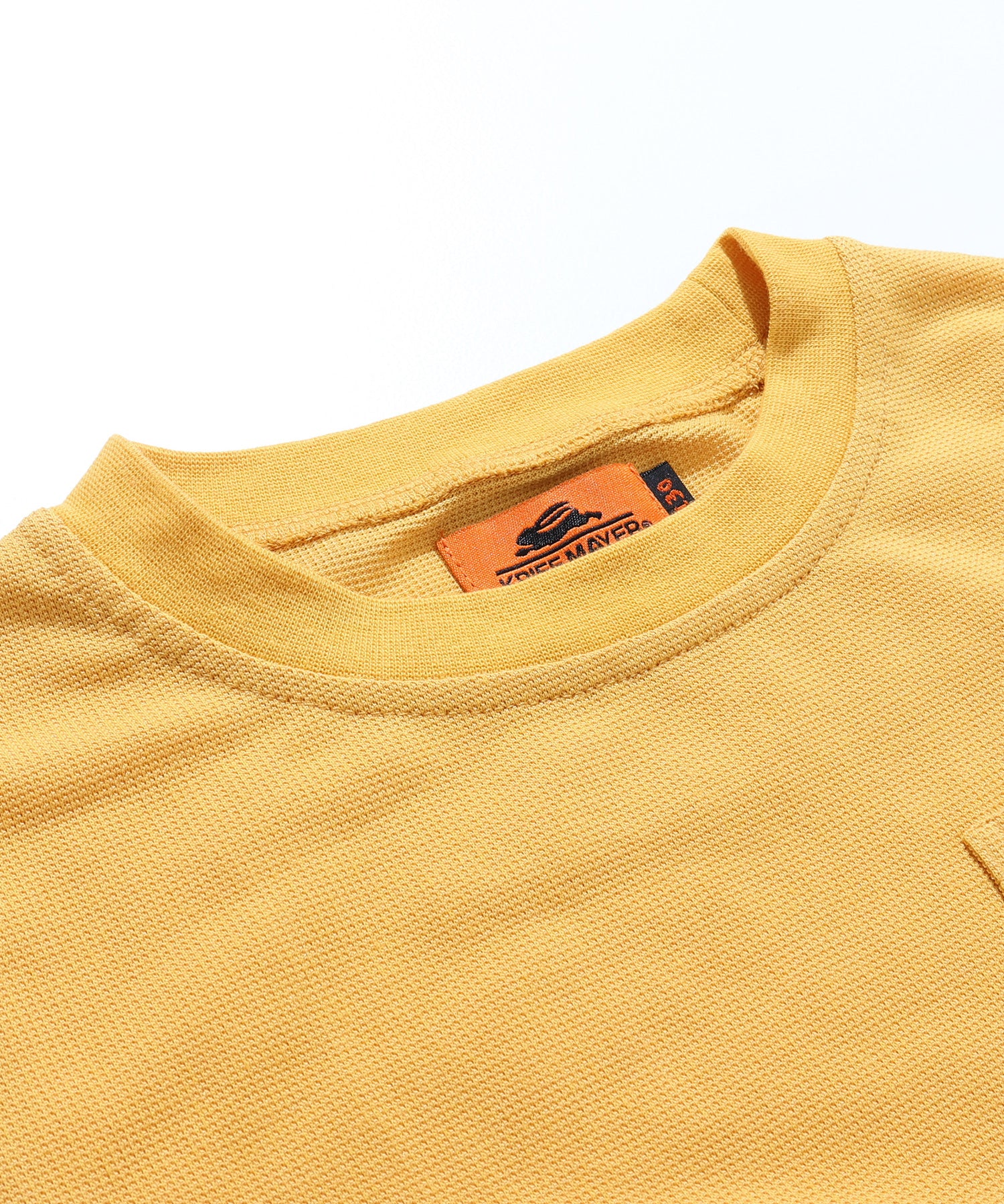 クリフ メイヤー KRIFF MAYER さらっとプリントT（ロゴ） （MUSTARD） MUSTARD