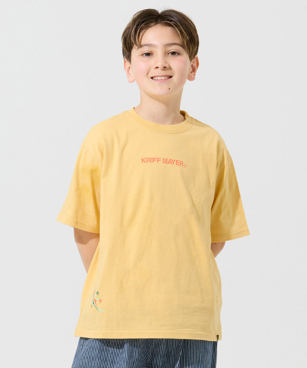 クリフ メイヤー KRIFF MAYER クリーネスプリントT(ゲッコー) （YELLOW） YELLOW