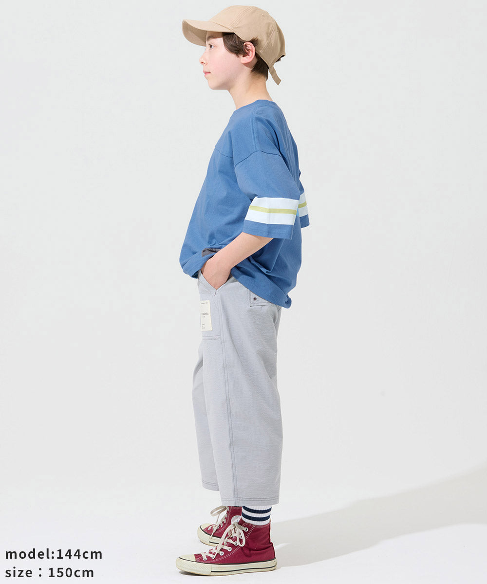 クリフ メイヤー KRIFF MAYER クリーネス袖ラインT （BLUE） BLUE