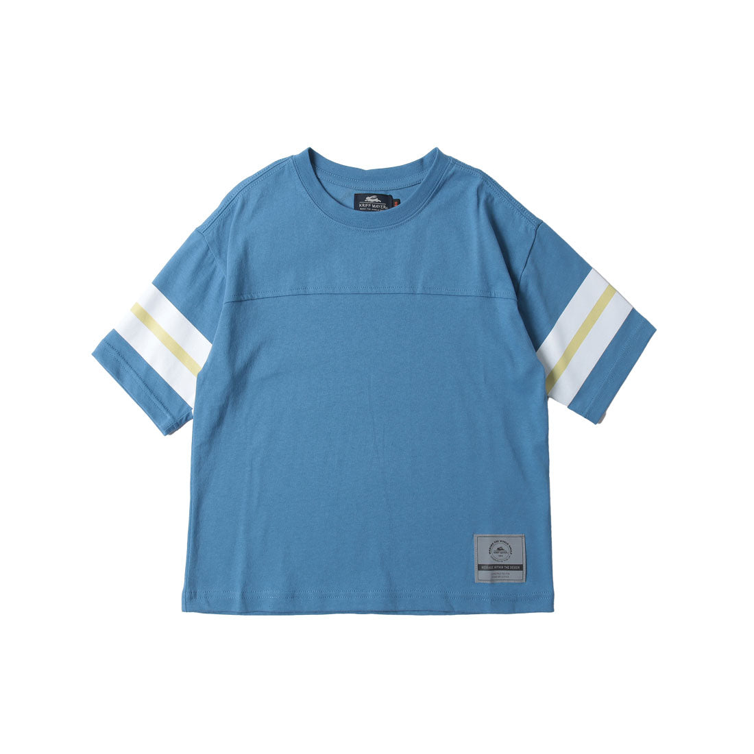 クリフ メイヤー KRIFF MAYER クリーネス袖ラインT （BLUE） BLUE