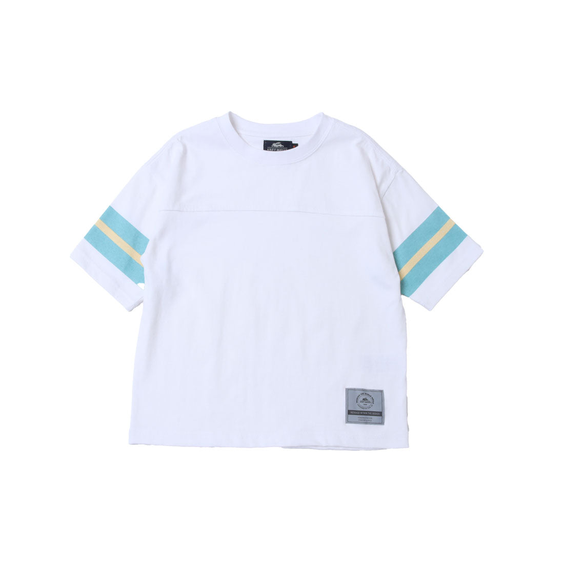 クリフ メイヤー KRIFF MAYER クリーネス袖ラインT （BLUE） BLUE