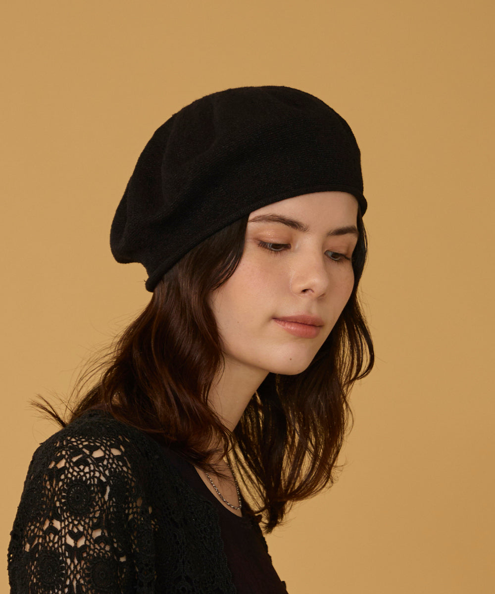 アース arth arth  Washi/OGC Knit Beret / アース （BLACK (01)） BLACK (01)