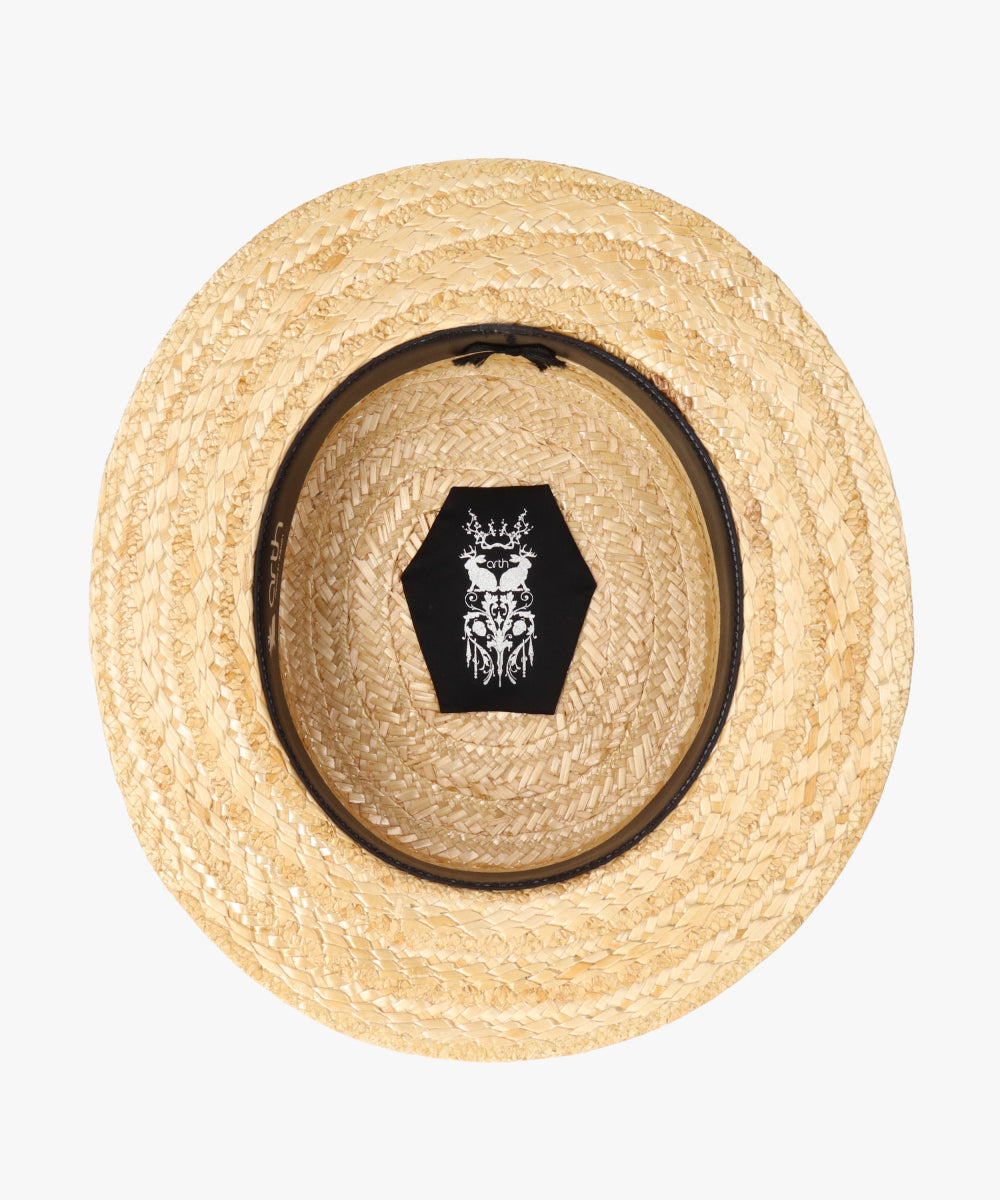 アース arth arth HANAMUGI BOATER HAT / アース （NATURAL (96)） NATURAL (96)