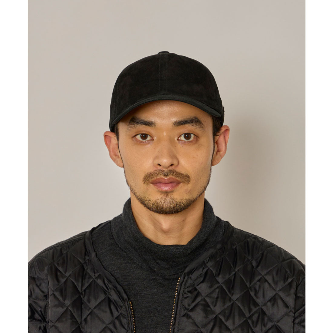 アース arth arth  Nubuck Leather Cap / アース （BLACK (01)） BLACK (01)
