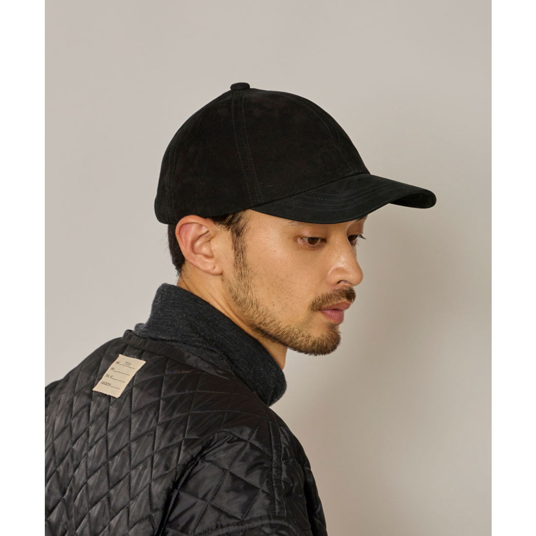 アース arth arth  Nubuck Leather Cap / アース （BLACK (01)） BLACK (01)