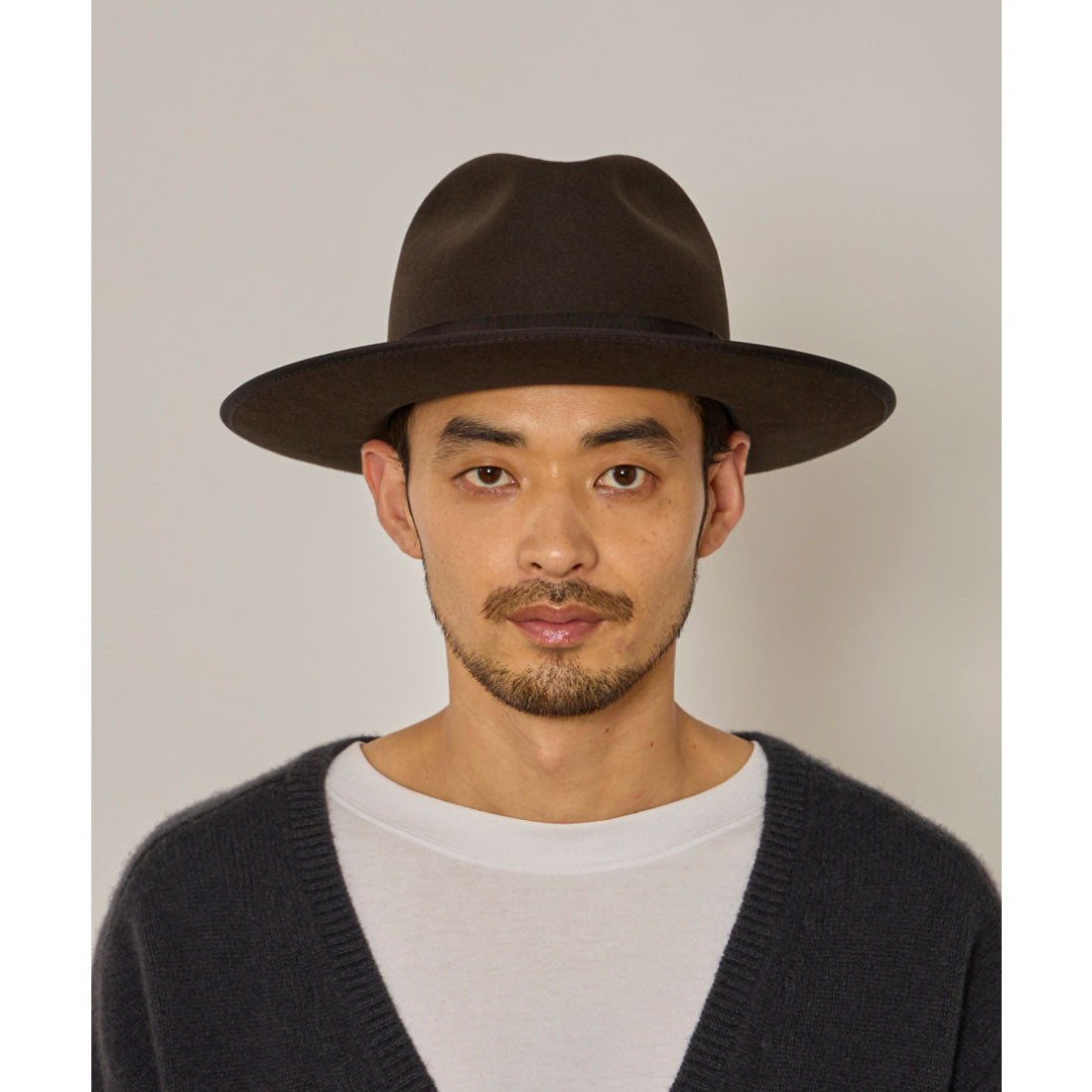 アース arth arth  Ante Long Brim Fedora / アース （BROWN (91)） BROWN (91)