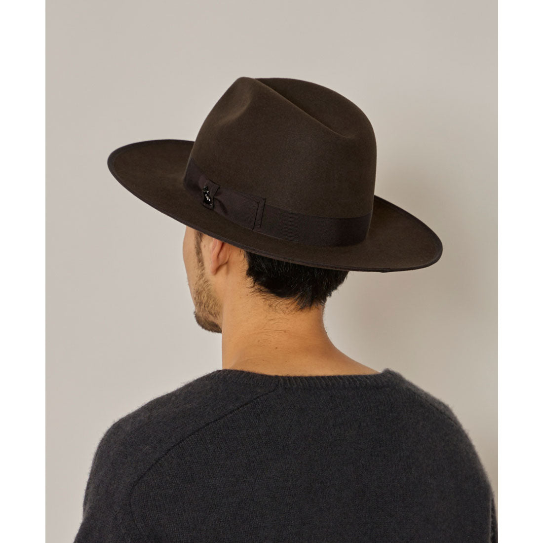 アース arth arth  Ante Long Brim Fedora / アース （BROWN (91)） BROWN (91)