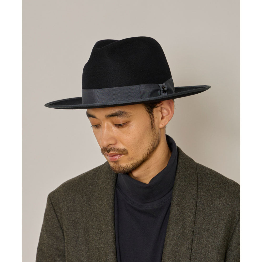 アース arth arth  Ante Long Brim Fedora / アース （NAVY (71)） NAVY (71)