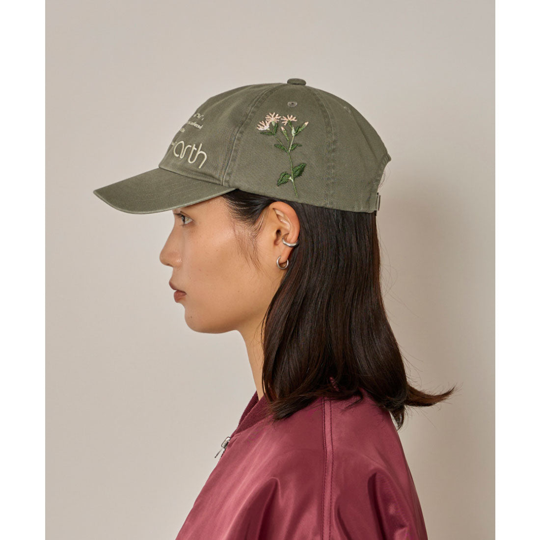 アース arth arth  EMB Washed Cap / アース （BROWN (91)） BROWN (91)