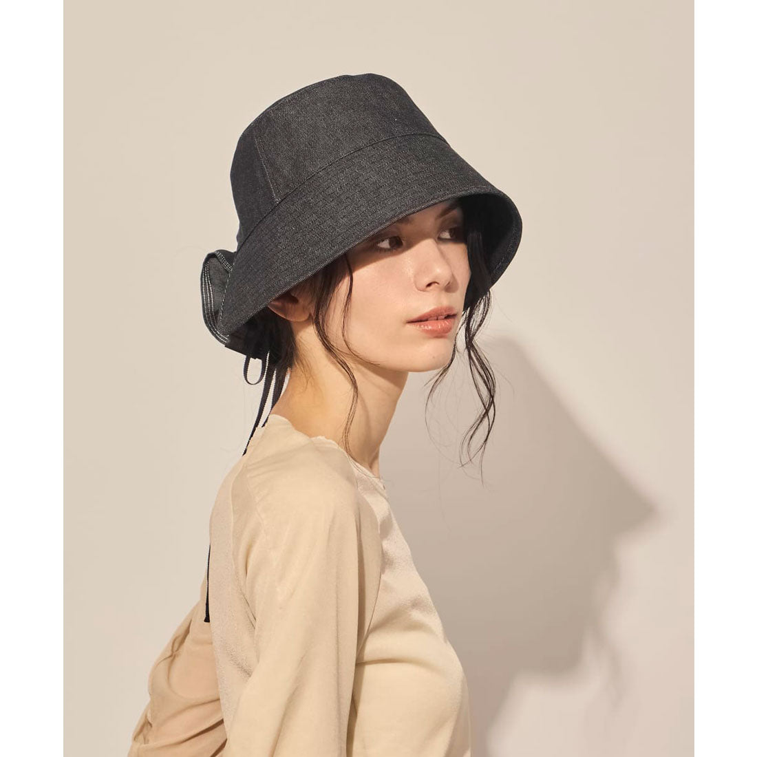 アース arth arth  Denim Bucket Hat / アース （BLACK (01)） BLACK (01)