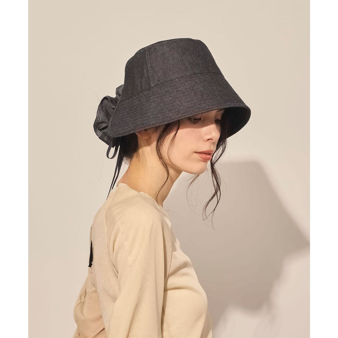アース arth arth  Denim Bucket Hat / アース （BLACK (01)） BLACK (01)
