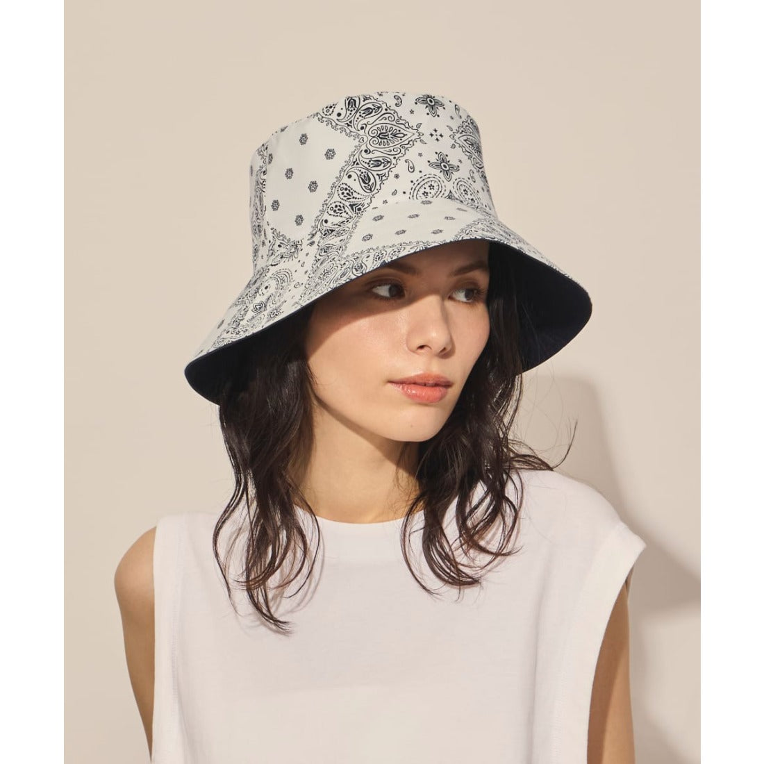 アース arth arth  Bandana Ribbon Bucket / アース （WHITE (06)） WHITE (06)