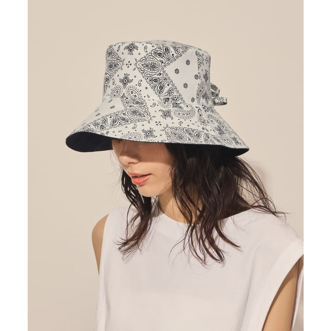 アース arth arth  Bandana Ribbon Bucket / アース （WHITE (06)） WHITE (06)