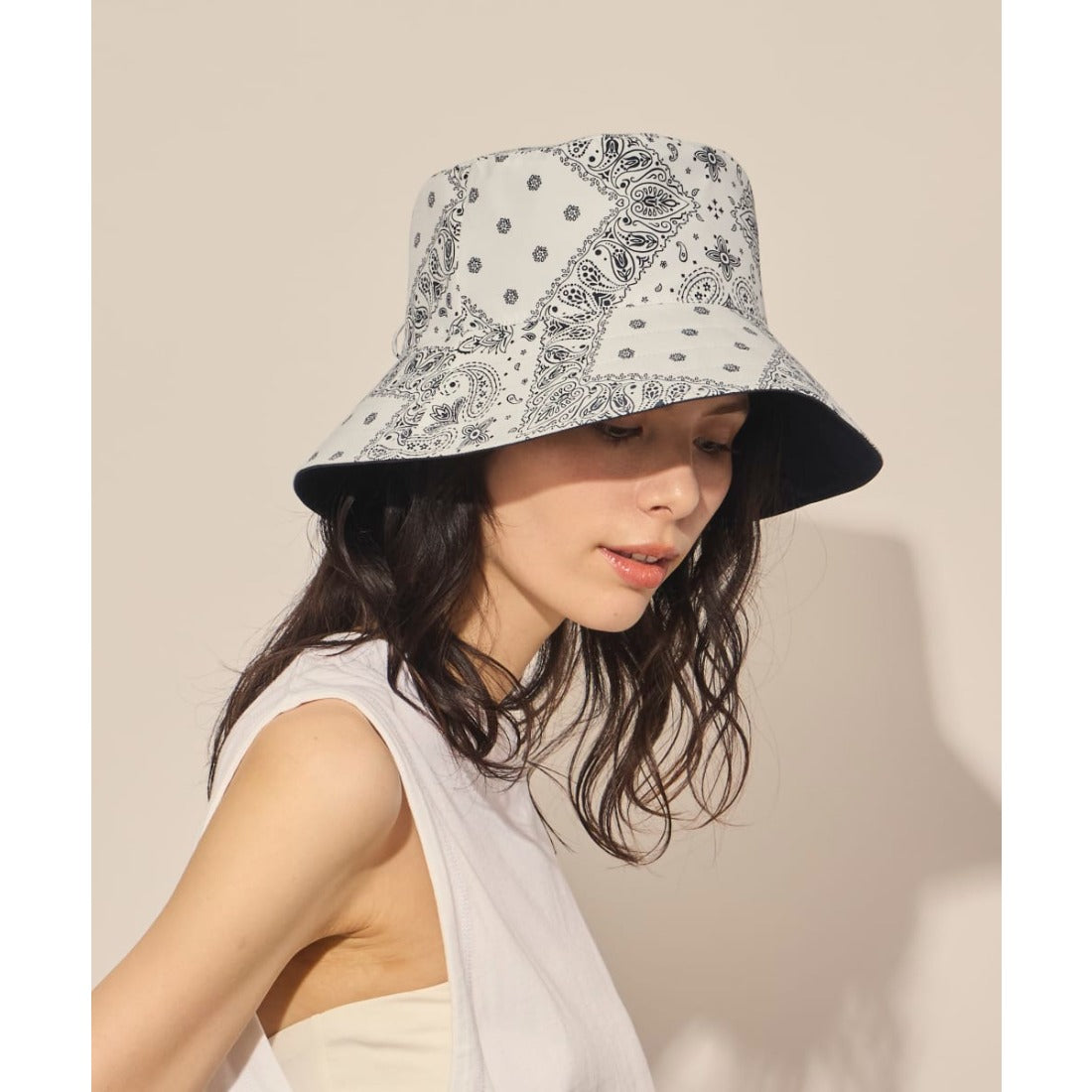 アース arth arth  Bandana Ribbon Bucket / アース （WHITE (06)） WHITE (06)