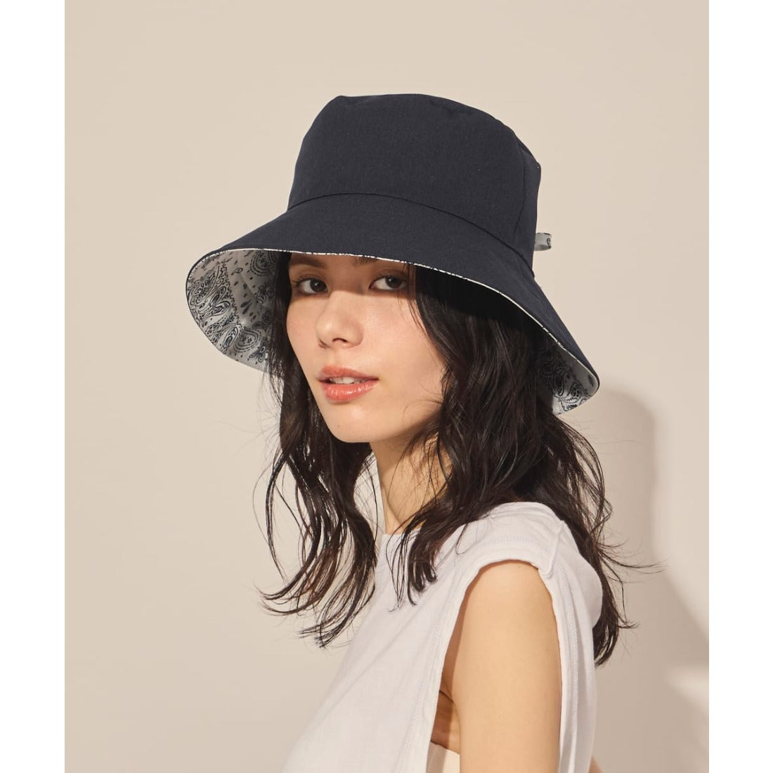 アース arth arth  Bandana Ribbon Bucket / アース （WHITE (06)） WHITE (06)