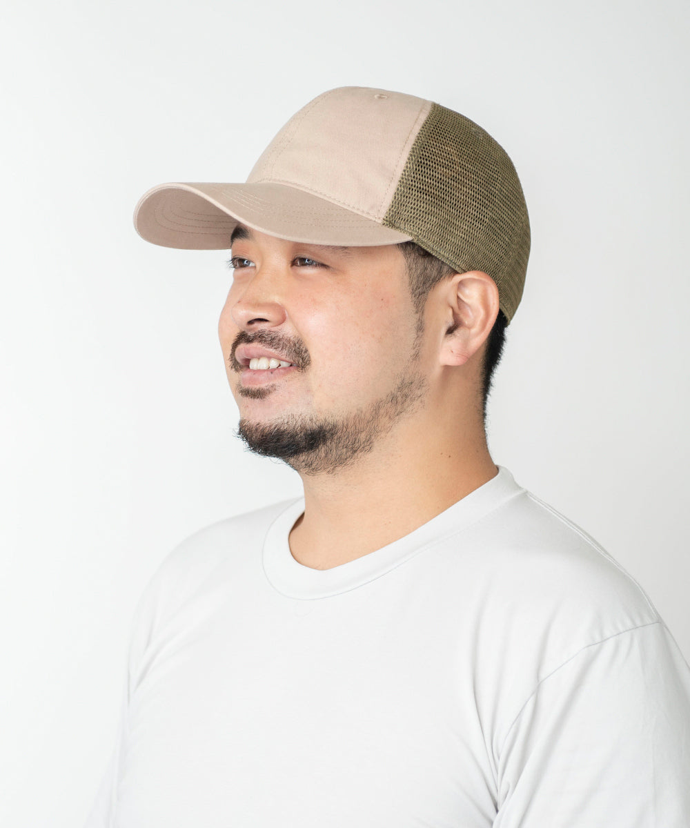 カスターノ CASTANO CASTANO  OX DEEP CROWN 6P MESH CAP （BEIGE (93)） BEIGE (93)