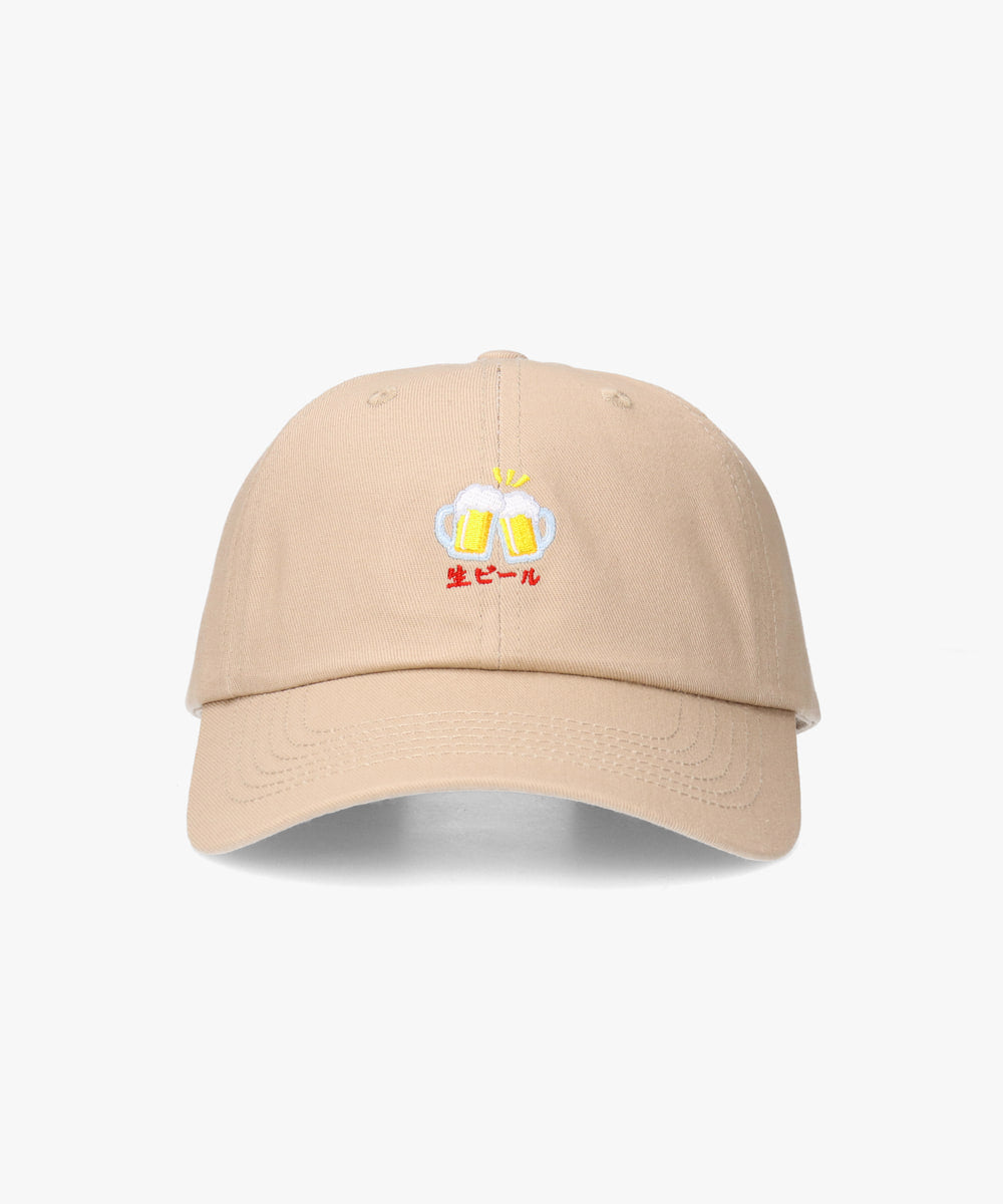 カスターノ CASTANO CASTANO SOUVENIR CAP [生ビール] （BEIGE(93）） BEIGE(93）