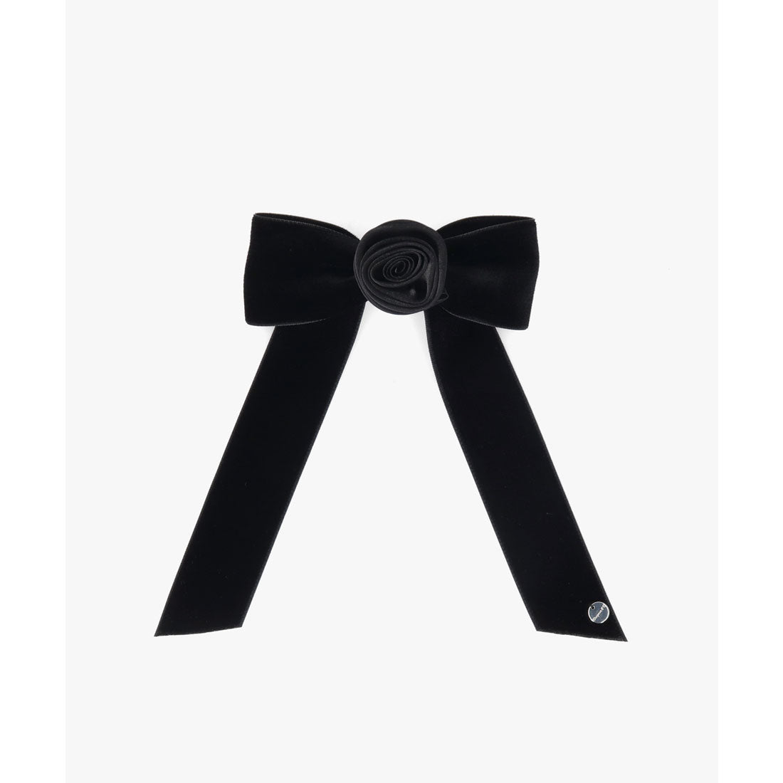 シャポー ド オー Chapeau d'O Chapeau d' O  Rose Ribbon Barrette / シャポードオー （BLACK (01)） BLACK (01)