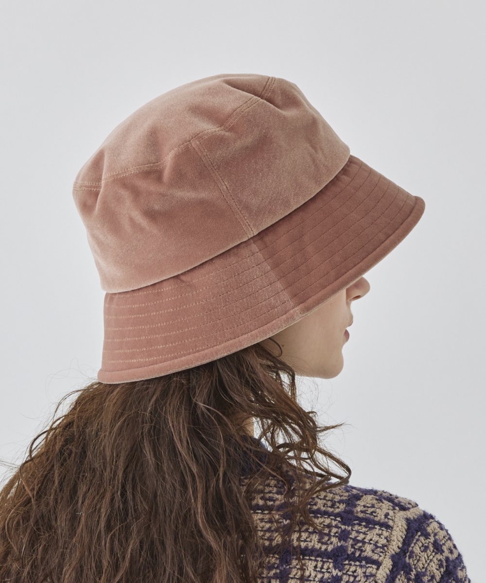 シャポー ド オー Chapeau d'O Chapeau d' O Velour Down Bucket （PINK (15)） PINK (15)