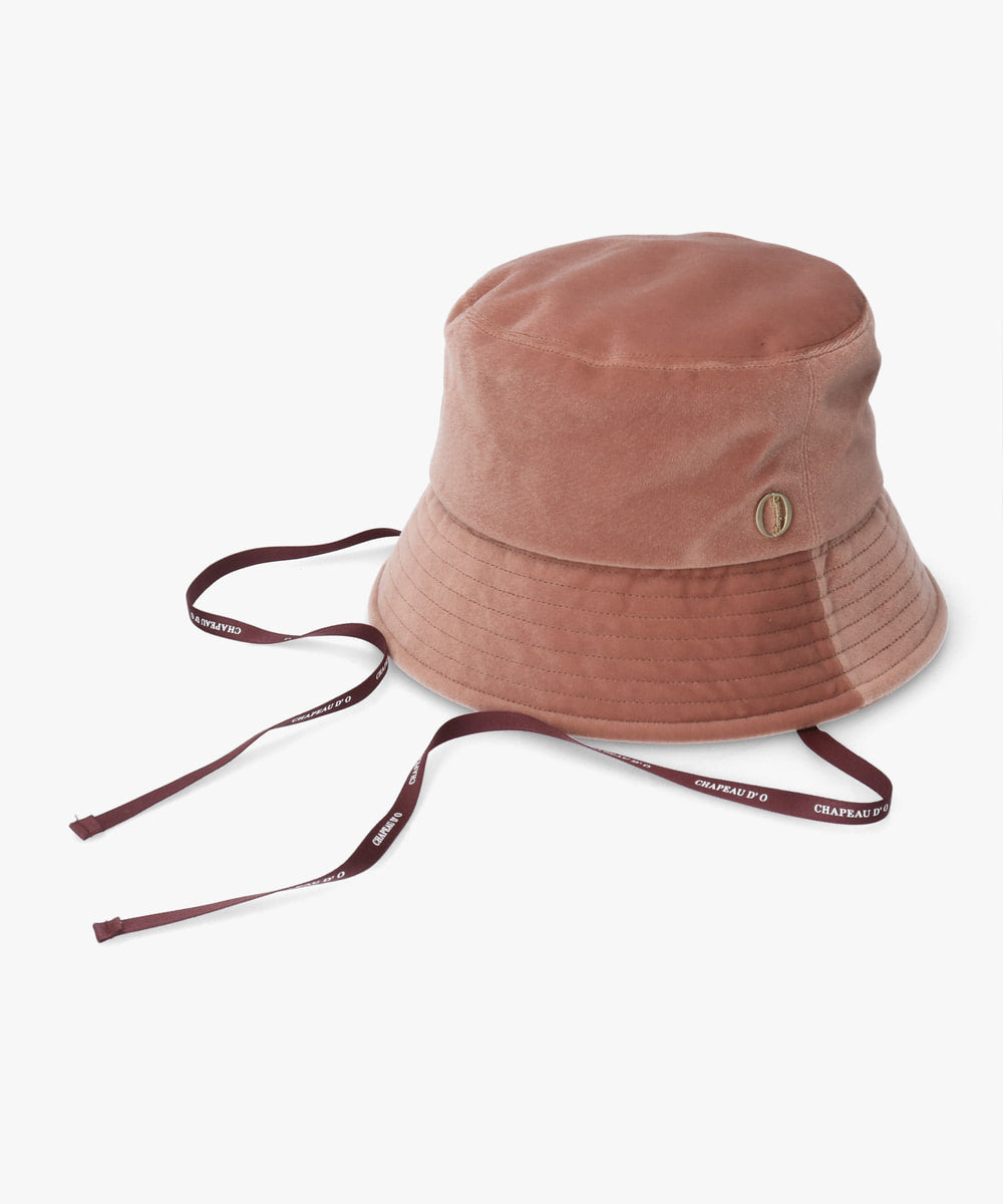 シャポー ド オー Chapeau d'O Chapeau d' O Velour Down Bucket （PINK (15)） PINK (15)