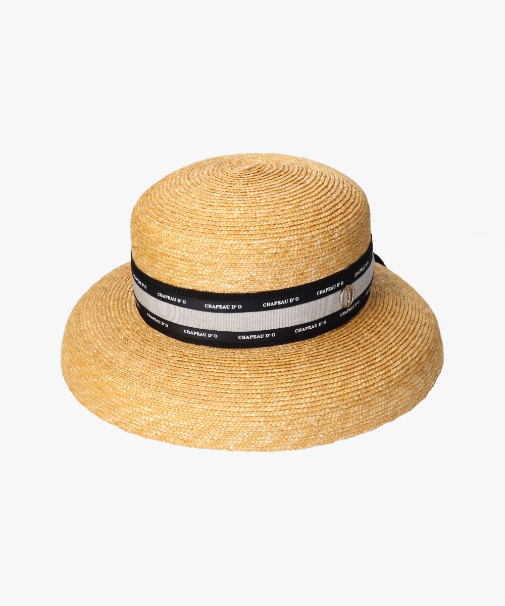 Chapeau d' O カサブランカ/WHITE Chapeau d' O StrawBraid Casablanca | 57.5cm(75) BLACK (01