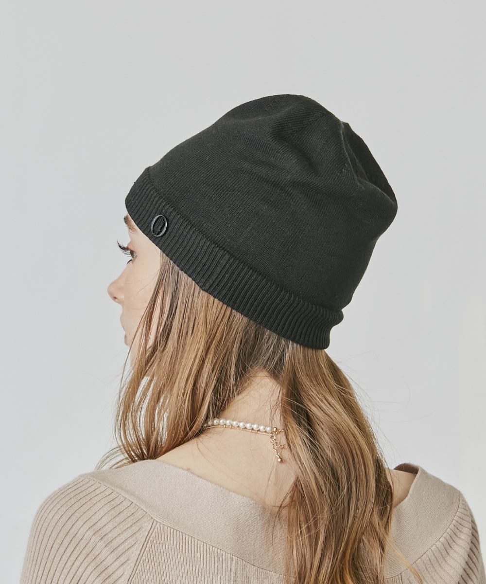 シャポー ド オー Chapeau d'O Chapeau d' O CasAllies Silk BeretBeanie （BLACK(01)） BLACK(01)