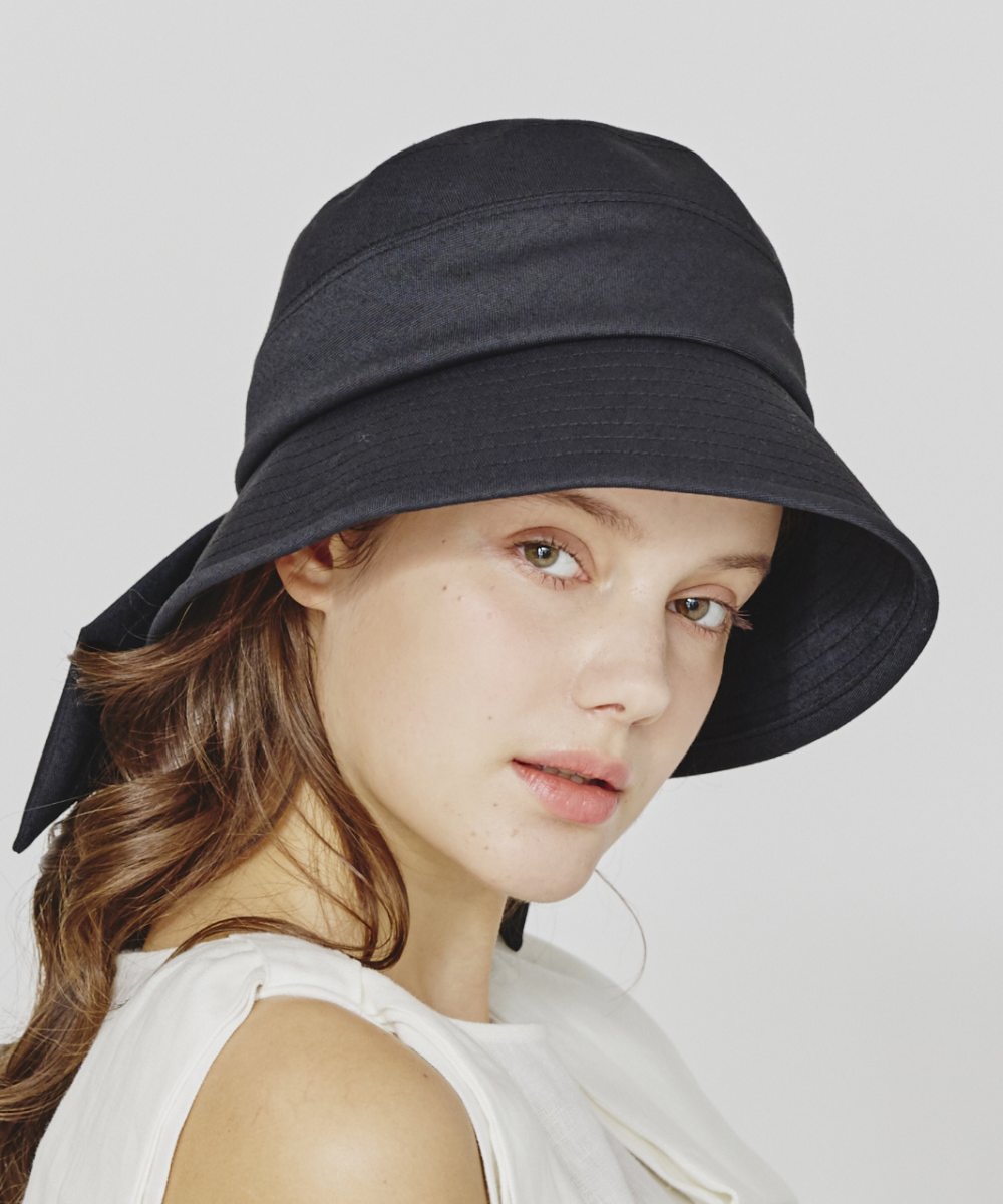 名作 Chapeau d'O Chapeau d' O OX Back Ribbon Cloche 帽子
