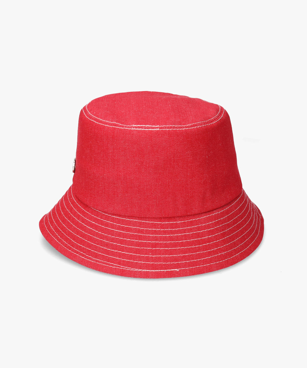 シャポー ド オー Chapeau d'O Chapeau d' O Denim EMB Bucket / シャポードオー