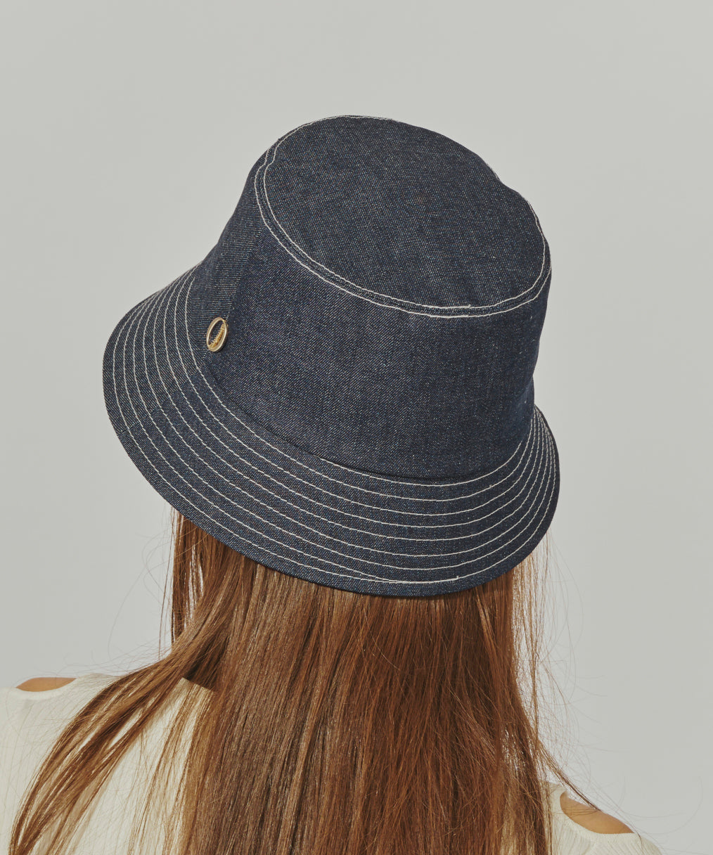 シャポー ド オー Chapeau d'O Chapeau d' O Denim EMB Bucket / シャポードオー