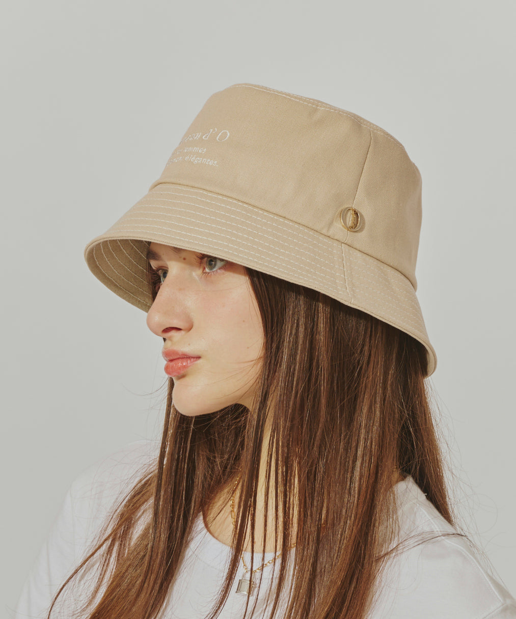 シャポー ド オー Chapeau d'O Chapeau d' O Denim EMB Bucket / シャポードオー