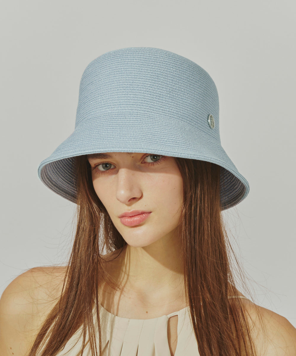 シャポー ド オー Chapeau d'O Chapeau d' O  Lame Silk Braid Bucket / シャポードオー （LT BLUE (75)） LT BLUE (75)