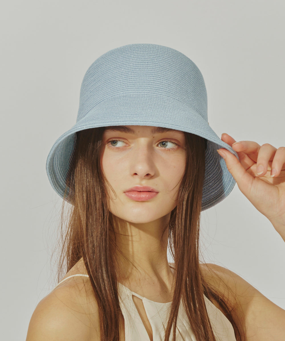 シャポー ド オー Chapeau d'O Chapeau d' O  Lame Silk Braid Bucket / シャポードオー （LT BLUE (75)） LT BLUE (75)