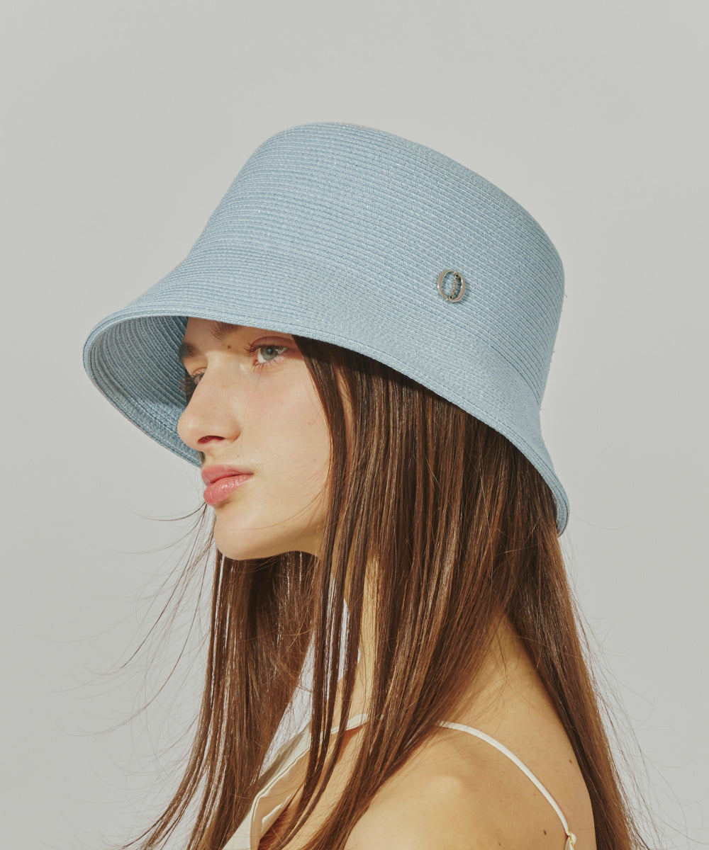 シャポー ド オー Chapeau d'O Chapeau d' O  Lame Silk Braid Bucket / シャポードオー （LT BLUE (75)） LT BLUE (75)