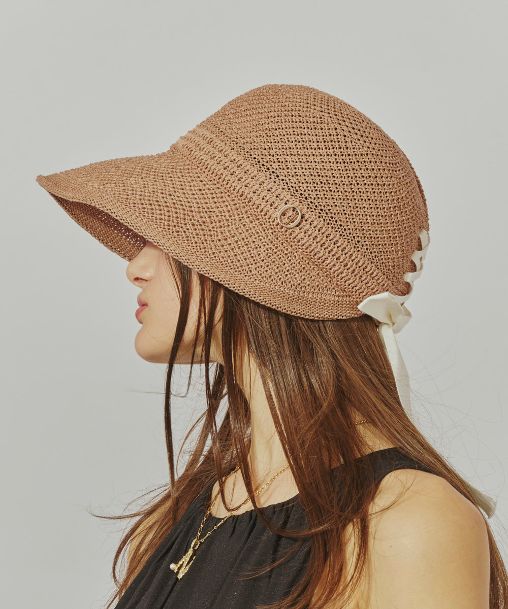 シャポー ド オー Chapeau d'O Chapeau d' O  TM Wide Visor Cap / シャポードオー （BEIGE (93)） BEIGE (93)