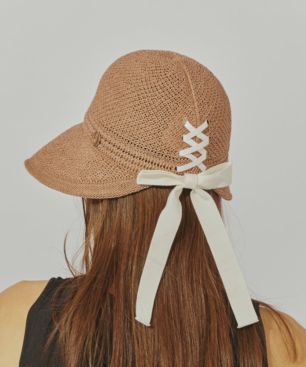 シャポー ド オー Chapeau d'O Chapeau d' O  TM Wide Visor Cap / シャポードオー （BEIGE (93)） BEIGE (93)
